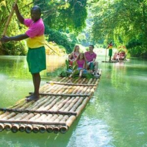Dunn’s River Falls & Martha Brae River Rafting Combo Tour Package